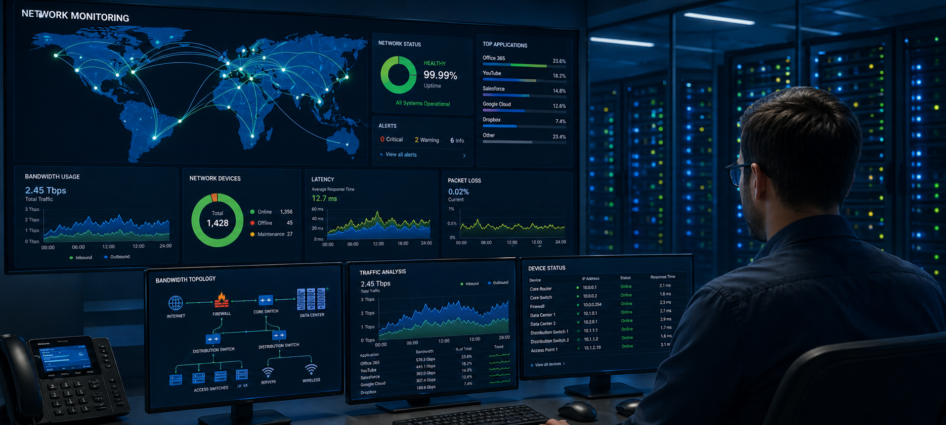 Network Monitoring Dashboard
